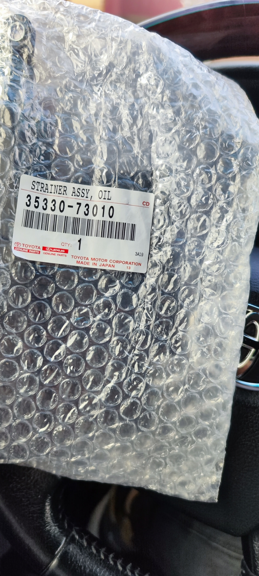Фото в бортжурнале Toyota Camry (XV50). Запчасти на фото: 3533073010