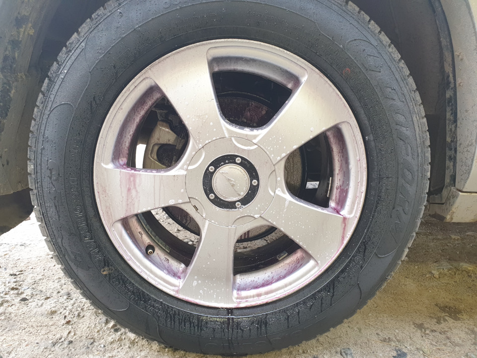 Колодочная пыль — Honda Crossroad (1G)