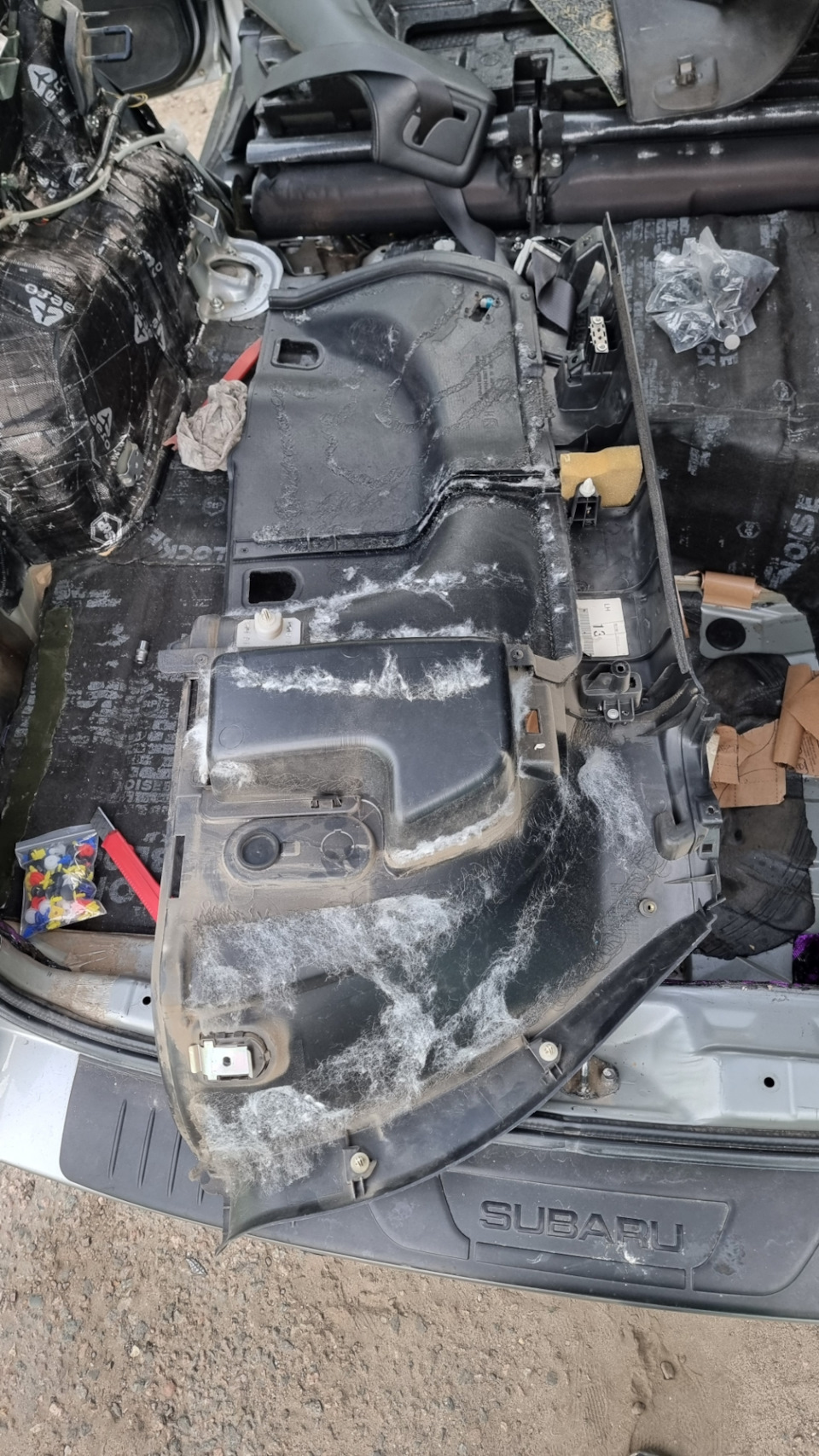 Дело это не сложное, когда на помощь приходит обезжириватель — Subaru Outback (BP)