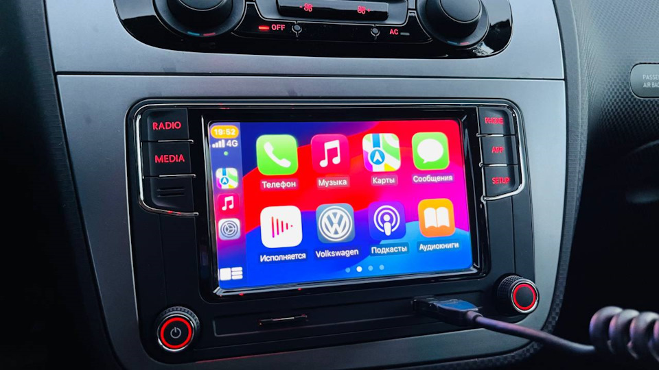 CarPlay с 13 iphone — SEAT Altea XL
