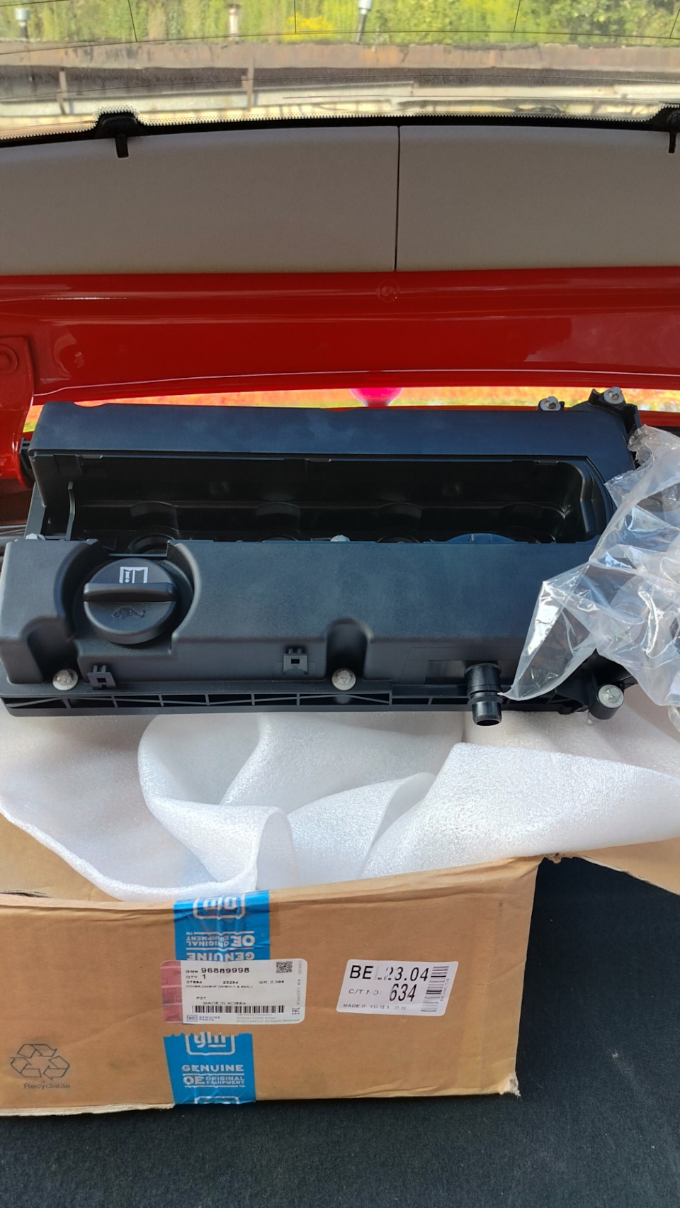 Фото в бортжурнале Opel Astra J. Запчасти на фото: 96889998