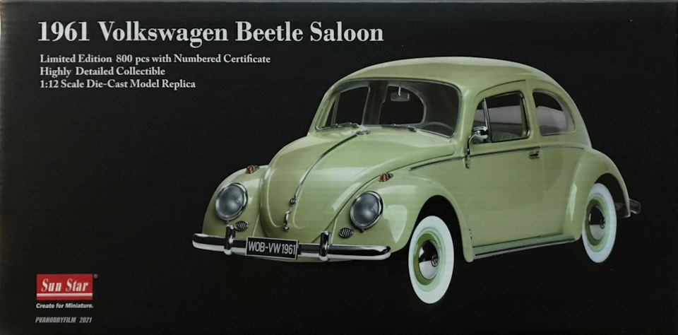 VW Beetle Saloon, 1961 (1/12 Sun Star #5205) Part-1 — Сообщество