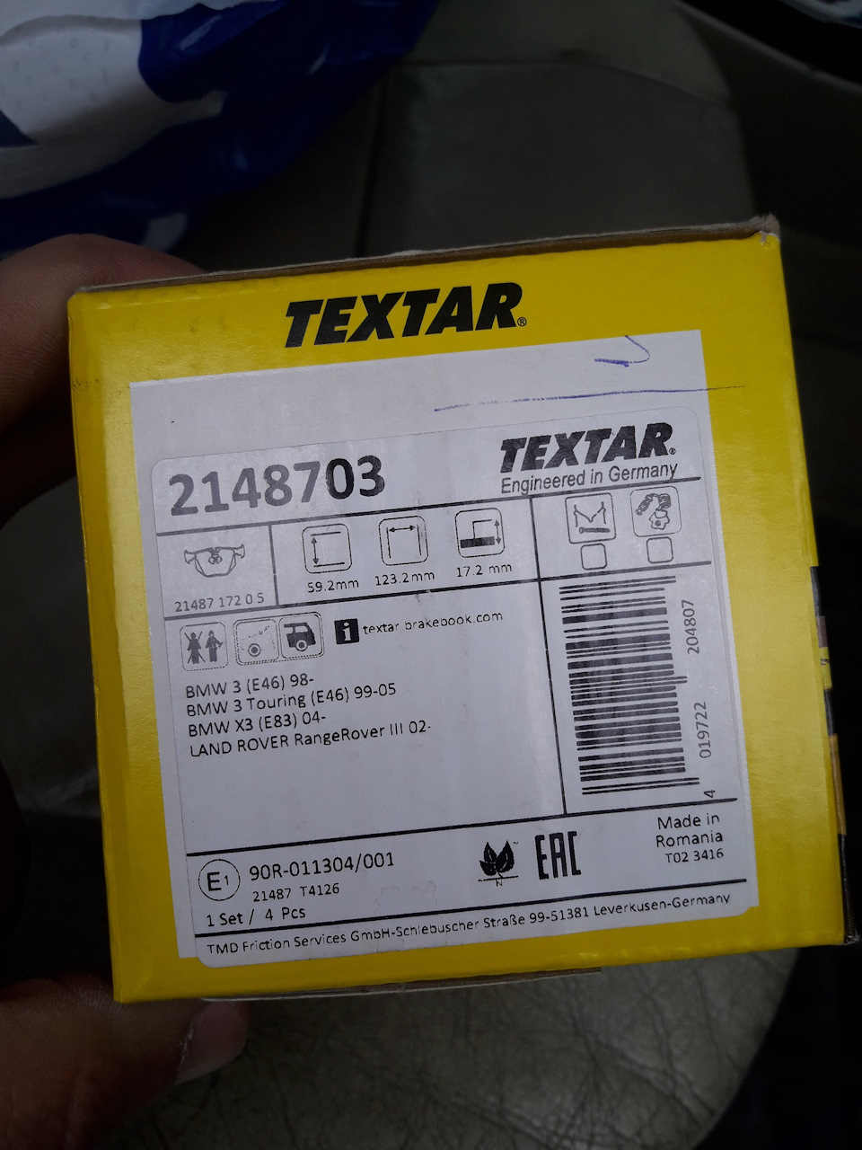 Фото в бортжурнале BMW X5 (E53). Запчасти на фото: 2148703, 2148717205, S1381