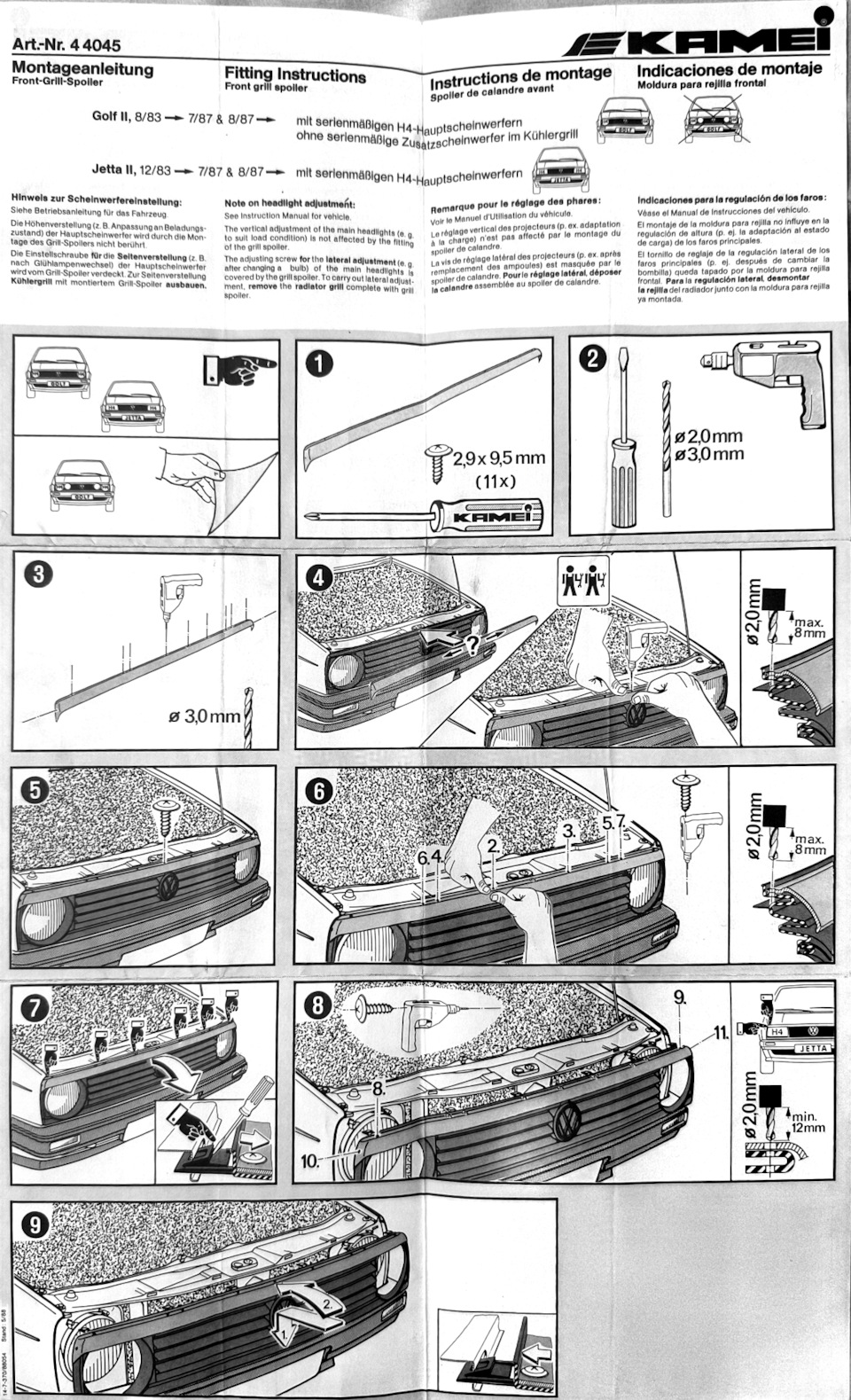 Фото в бортжурнале Volkswagen Jetta II