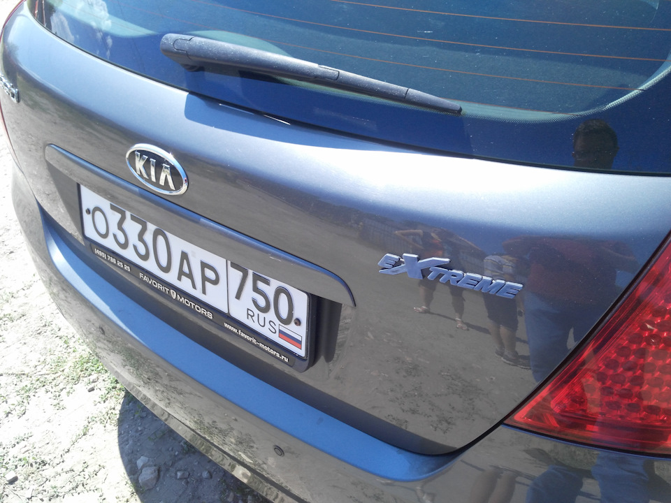 Так было- 3. Коцка заклеена табличкой EXTREME — KIA Ceed (1G)