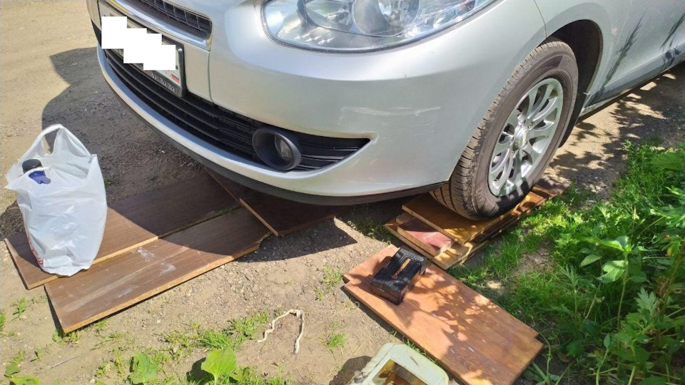 Подставка колхоз — Renault Fluence