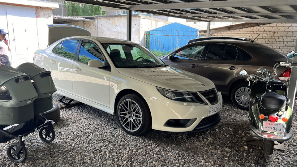 Через неделю возвращаемся на установку. — Saab 9-3 (2G)