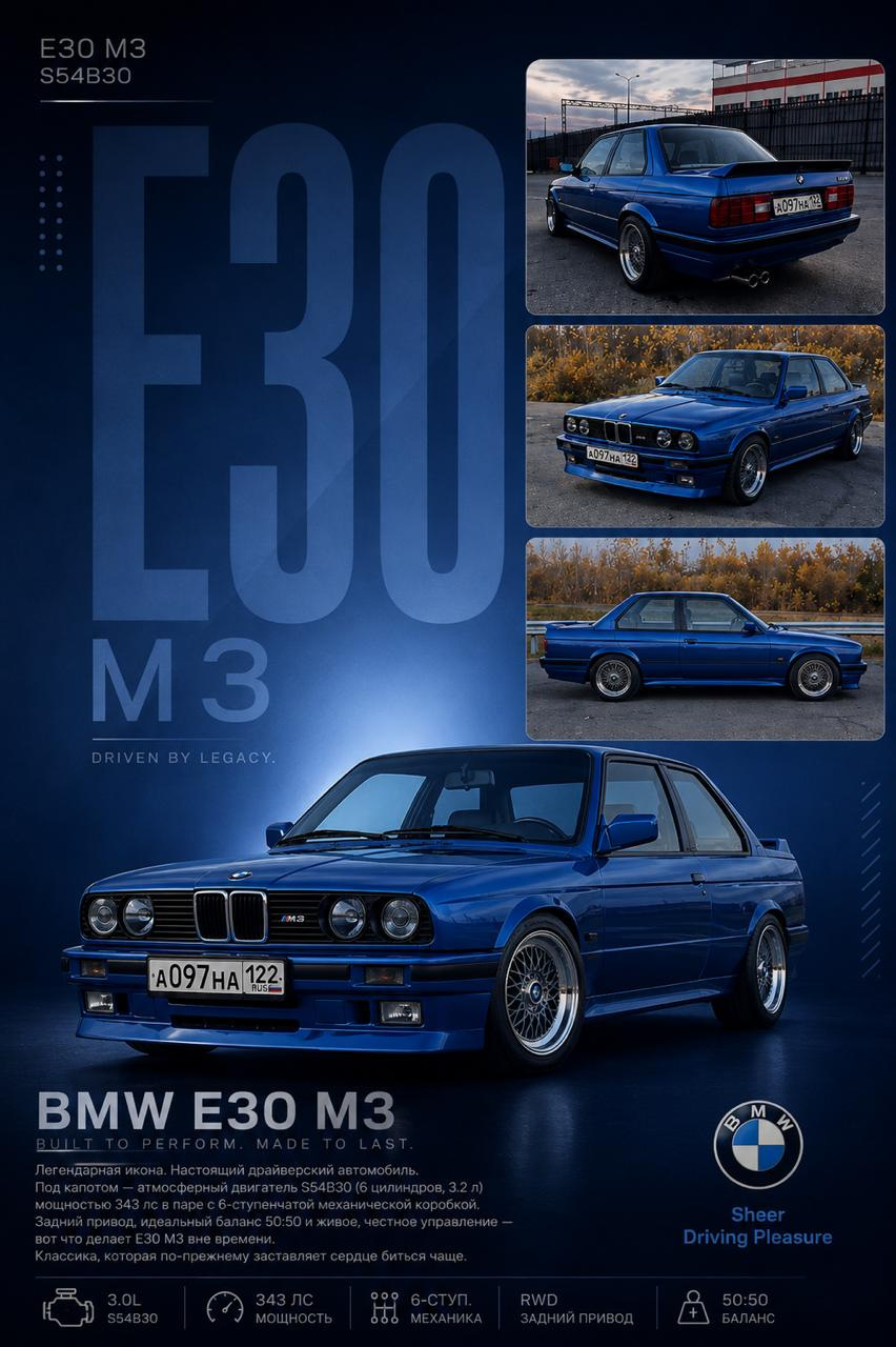 Фото в бортжурнале BMW 3 series (E30)