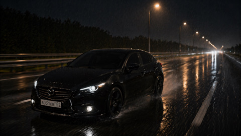 Перенос номера часть 48483828 — Mazda 3 (3G) BM бензин, 2 л, 2016