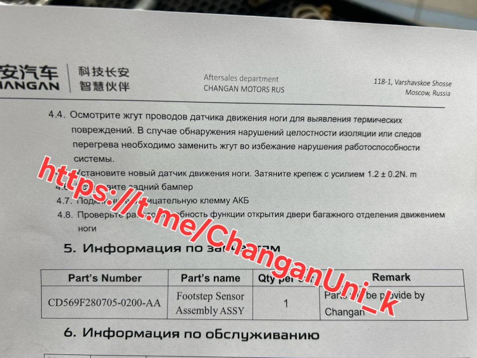 2 — Changan Uni-K. Запчасти на фото: 0200AA