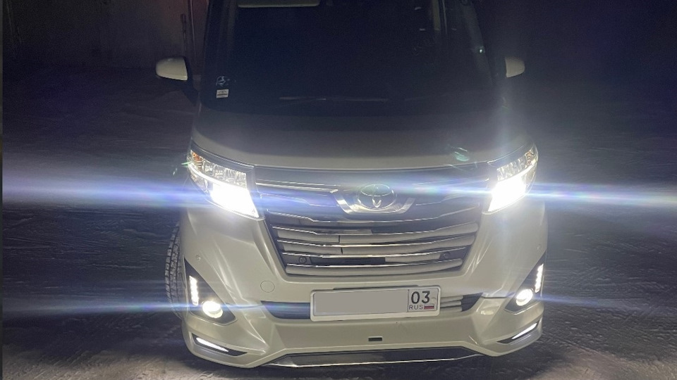Toyota Roomy Выпердыш Альфарда