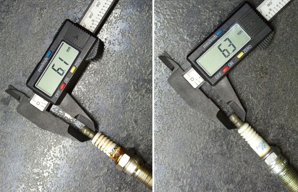 DENSO T16VRU10 и NGK 4559 /TR5B13. Диаметры выпуклости зацепа для контакта колпачка ВВ-провода. — Ford Fusion. Found on photo: T16VRU10, 4559, TR5B13