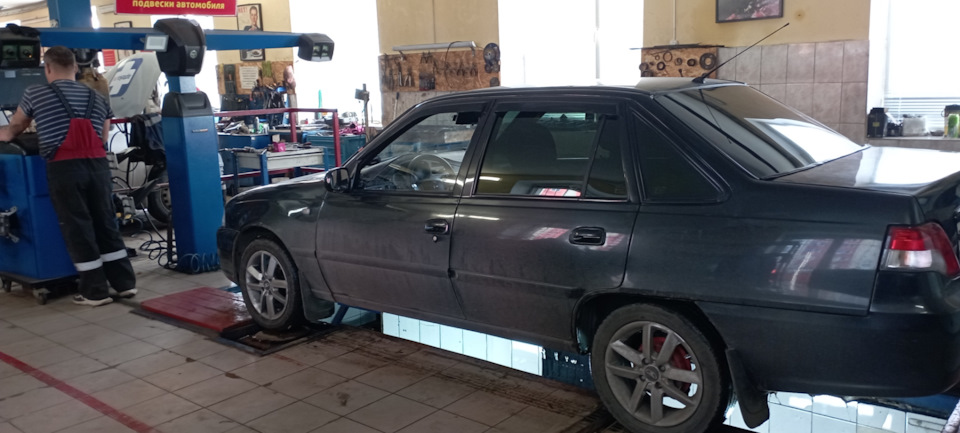 Готовимся к замерам. — Daewoo Nexia (N150)