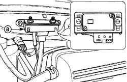 Схема расположения ДАД — Daewoo Matiz (M100/M150)