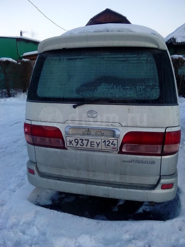 Фото в бортжурнале Toyota Regius (2G)