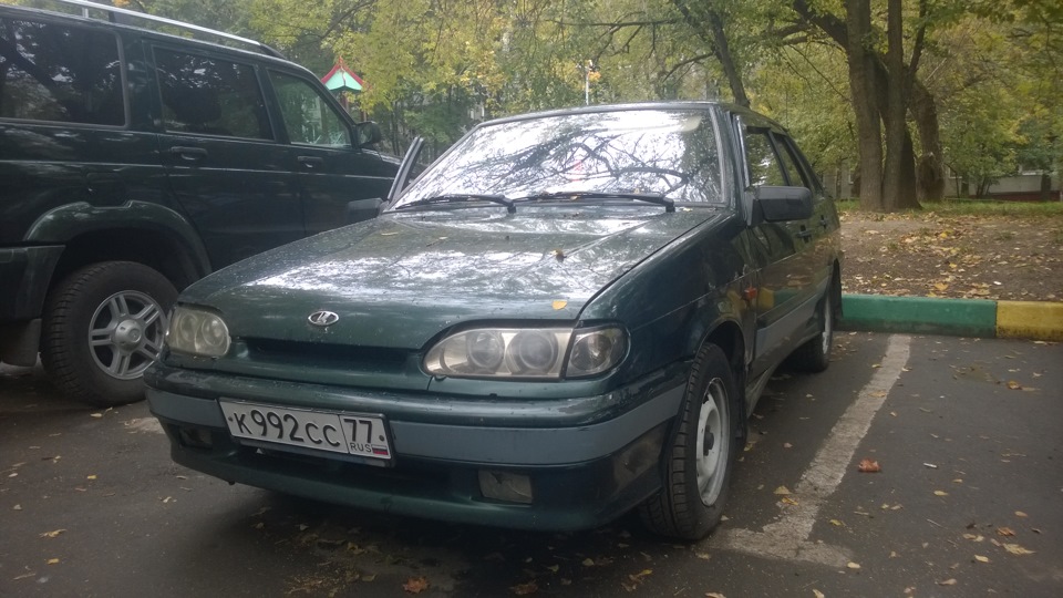 Lada 2115 зеленый шершень