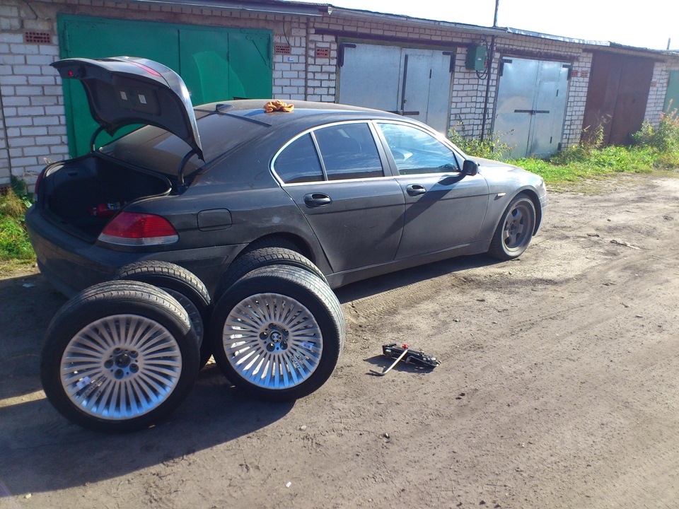 Новенькие R19 от БМВ)))) всесесезонка. — BMW 7 series (E65/E66)