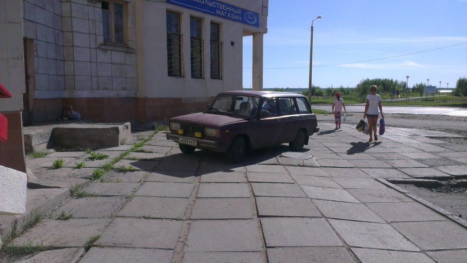 Мастер парковки на тротуаре. — Opel Vectra C