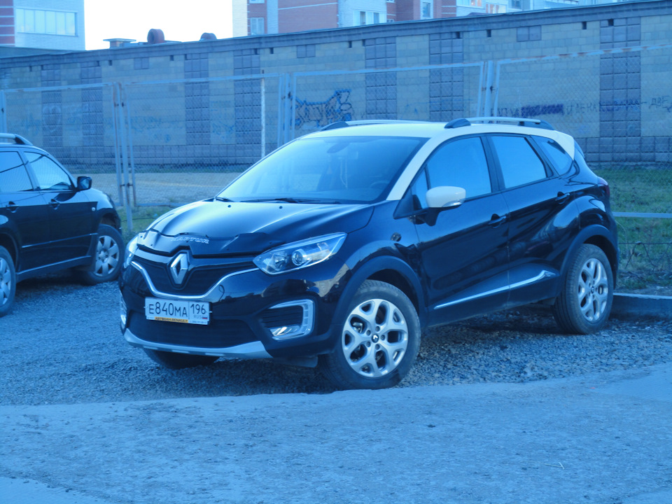 рено Каптур с рейлингами АПС — Renault Kaptur (2016)