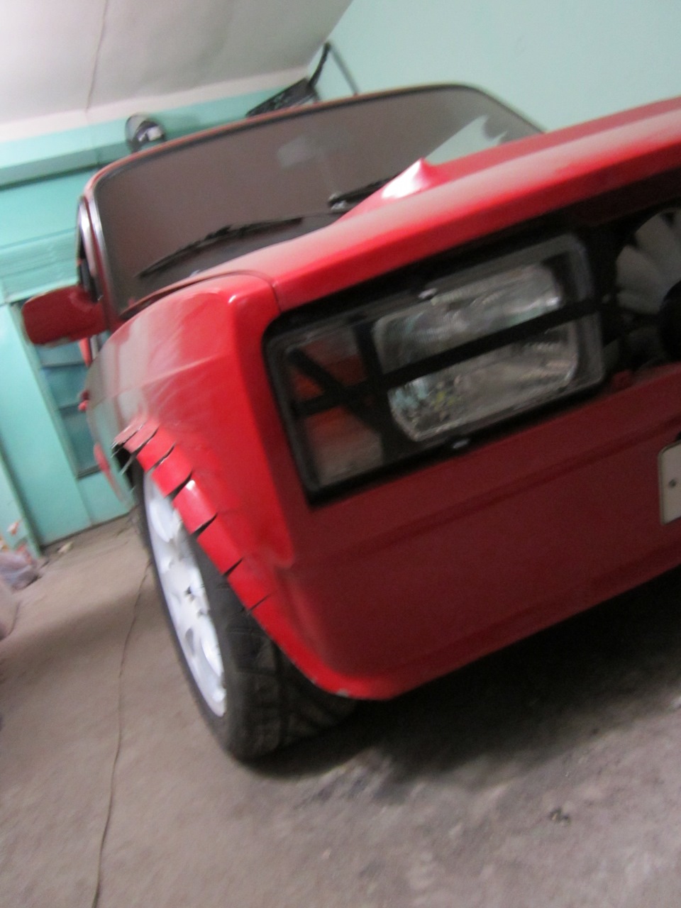 развала вообще не видно, а так на глаз примерно гр.3-4 — Lada 2105