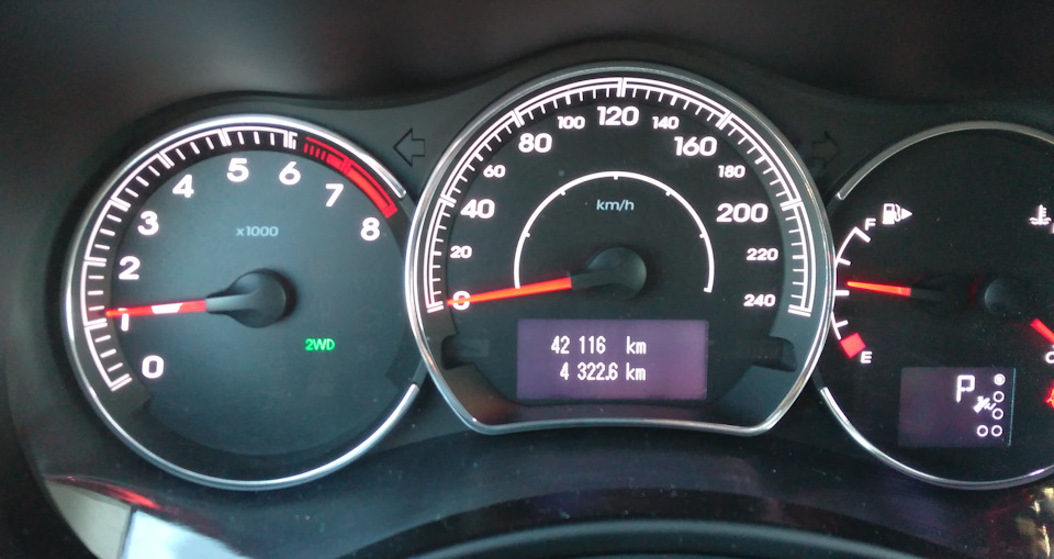Пробег на сегодня. — Renault Koleos (1G)