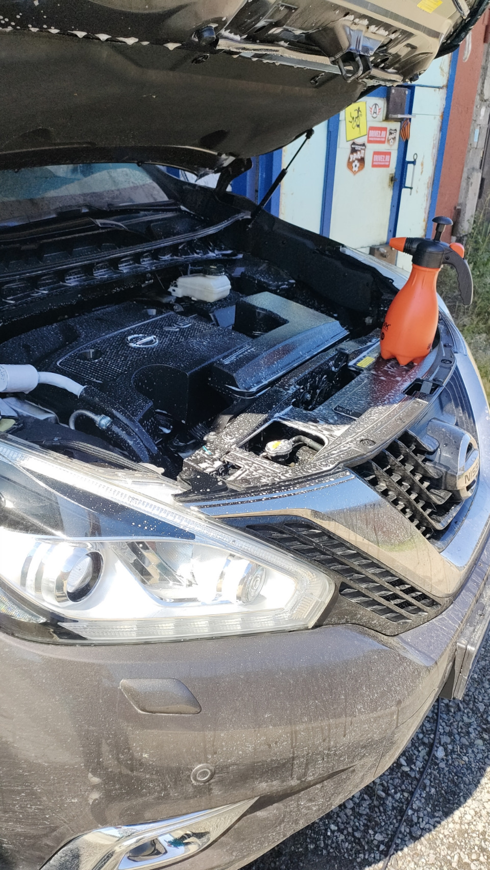 Взял распылитель для моек двигателя. — Nissan Murano III