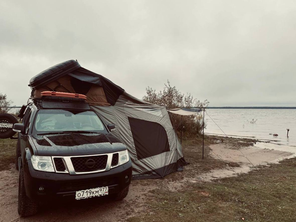 оз. Кубенское — Nissan Pathfinder (3G)