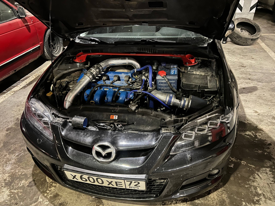 Распорка передних чашек AutoExe. — Mazda 6 MPS бензин, 2,3 л, 2007