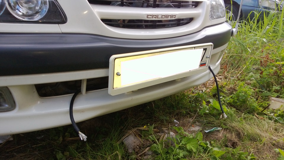 Усы в ожидании светодиодных модулей — Toyota Caldina (210)