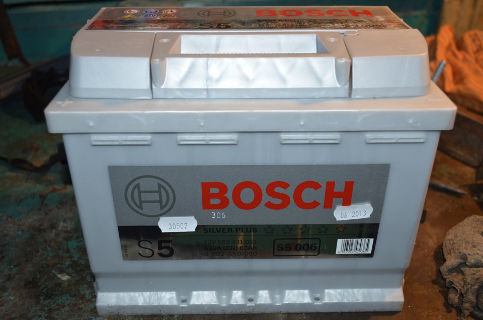 BOSCH S5 Silver Plus 63 Ач — Lada Приора хэтчбек