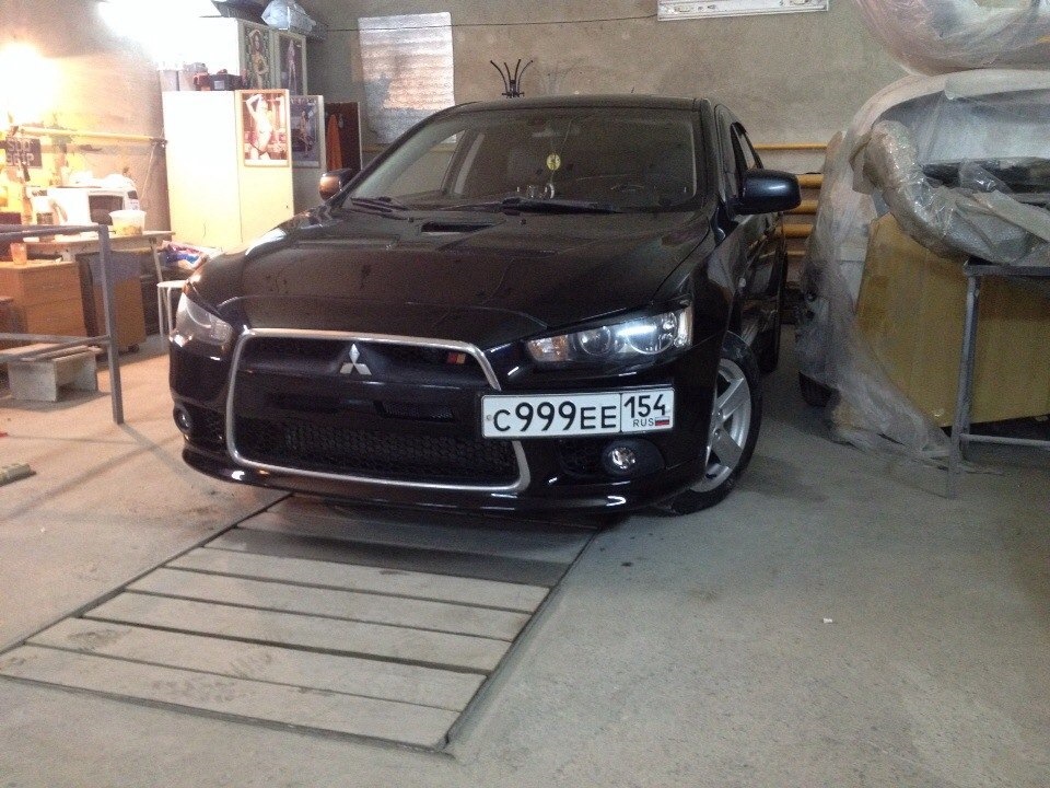 Выезжаем с сервиса) — Mitsubishi Lancer X