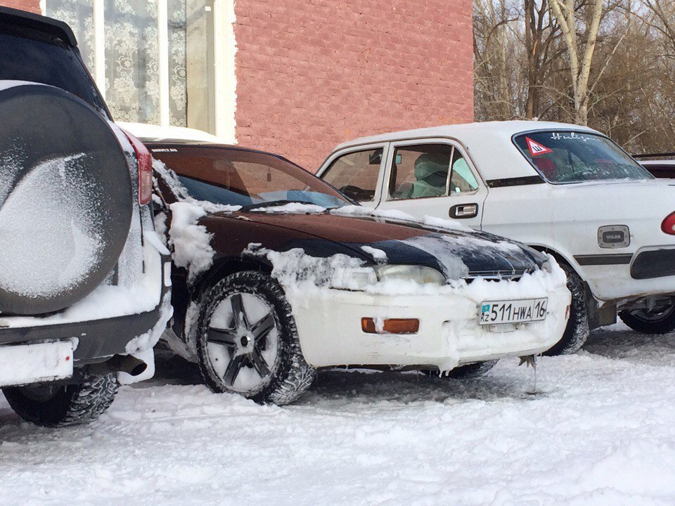 Комочек снега одним утром=) — Toyota Corona EXiV (2G)