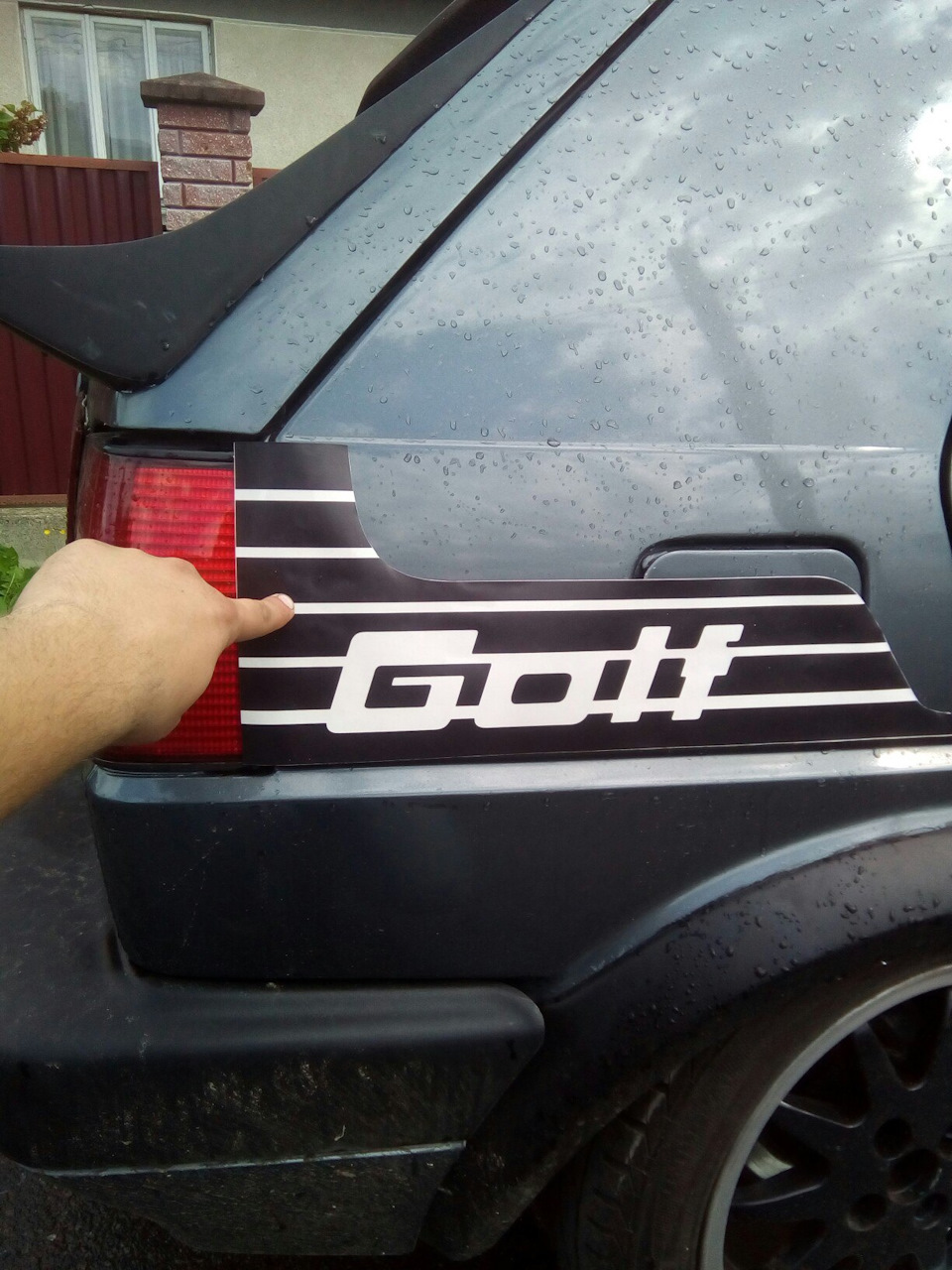 небольшая примерочка… — Volkswagen Golf Mk2