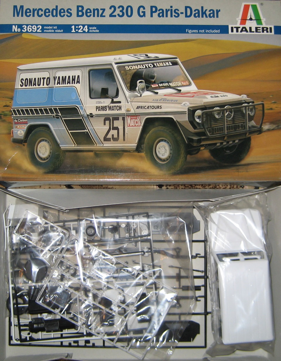 Italeri Mercedes-Benz 230G Paris-Dakar 1:24 — DRIVE2
