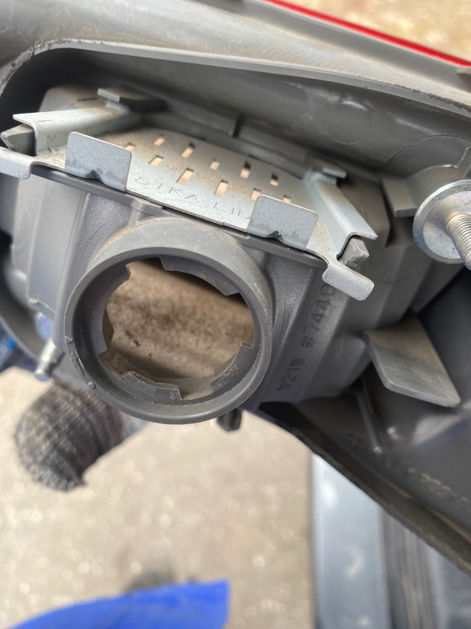 снаружи еще хуже все видно. — Acura RDX (1G)