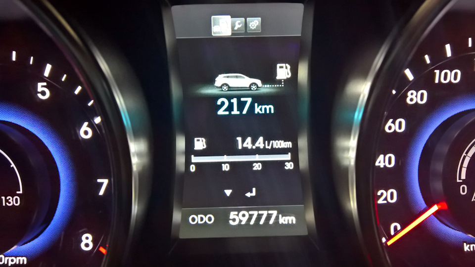 С прогревами, расход пошел вверх. — Hyundai Grand Santa Fe. Запчасти на фото: S9777