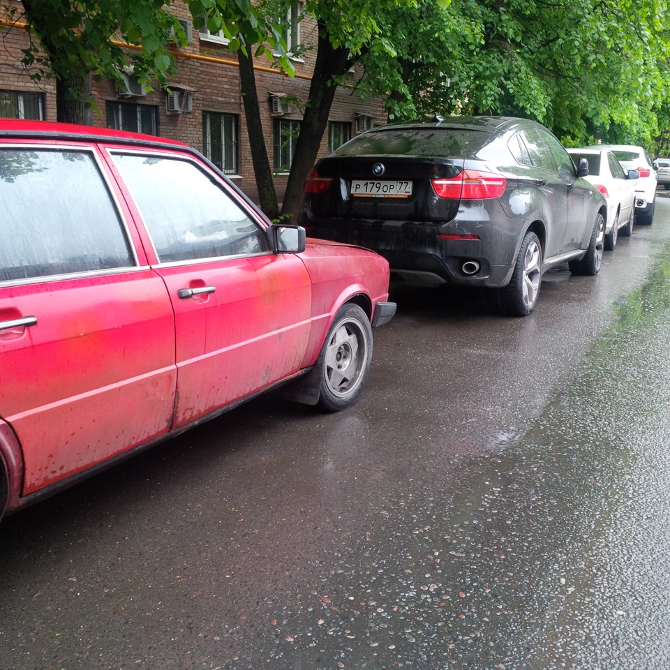 Крыло встало на свое место — Audi 80 (B2)