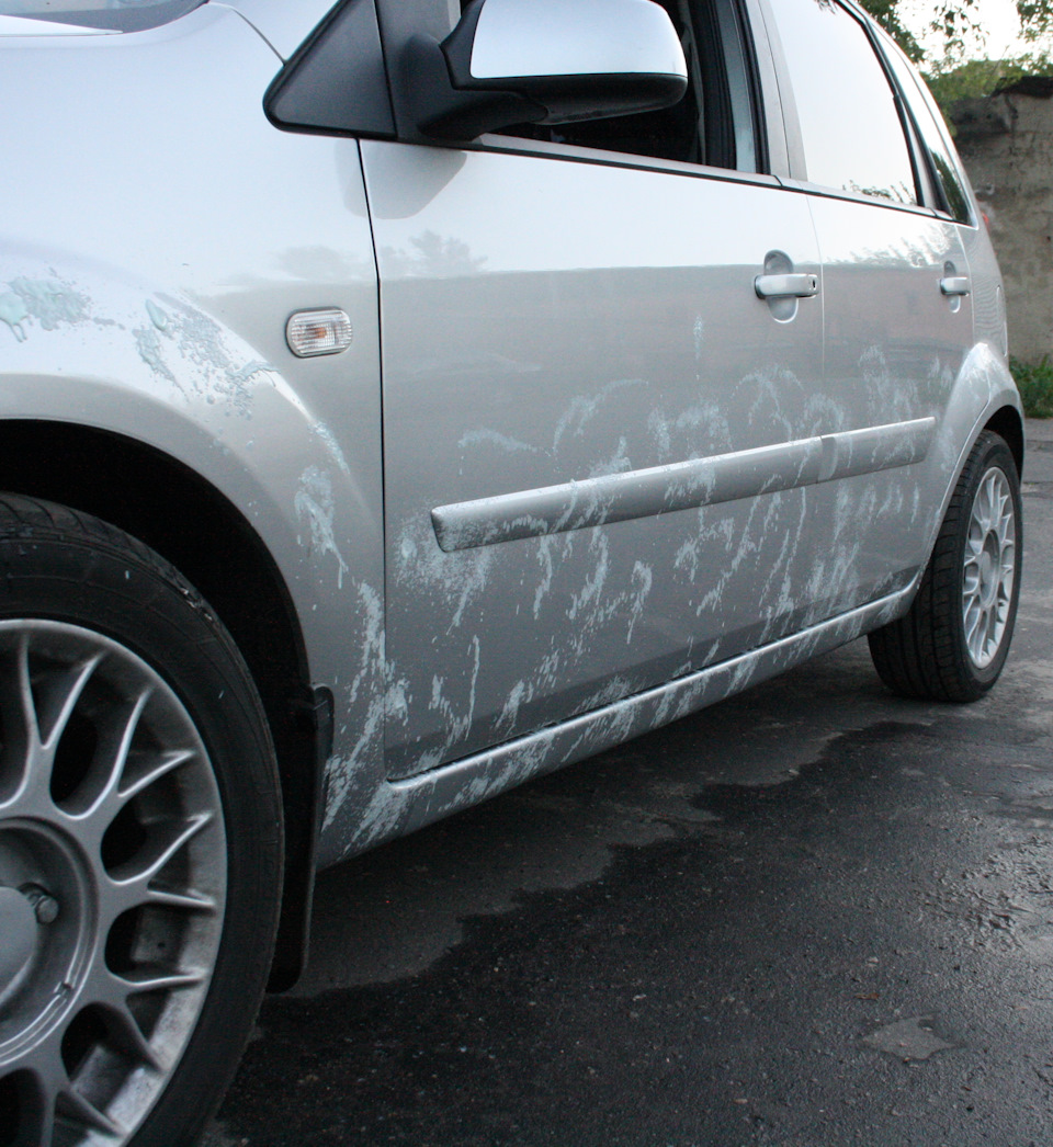 После нанесения — Ford Fiesta (Mk V)