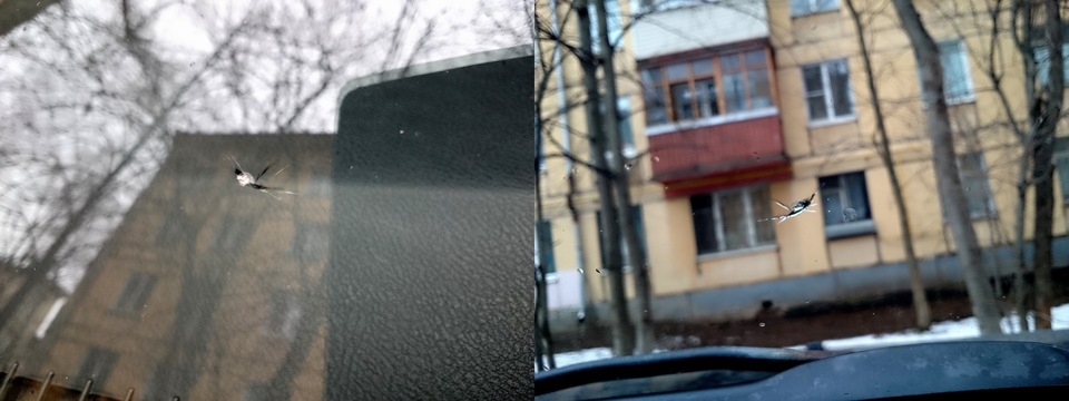 маленький скол, рассверлили и залили полимером — Honda Element