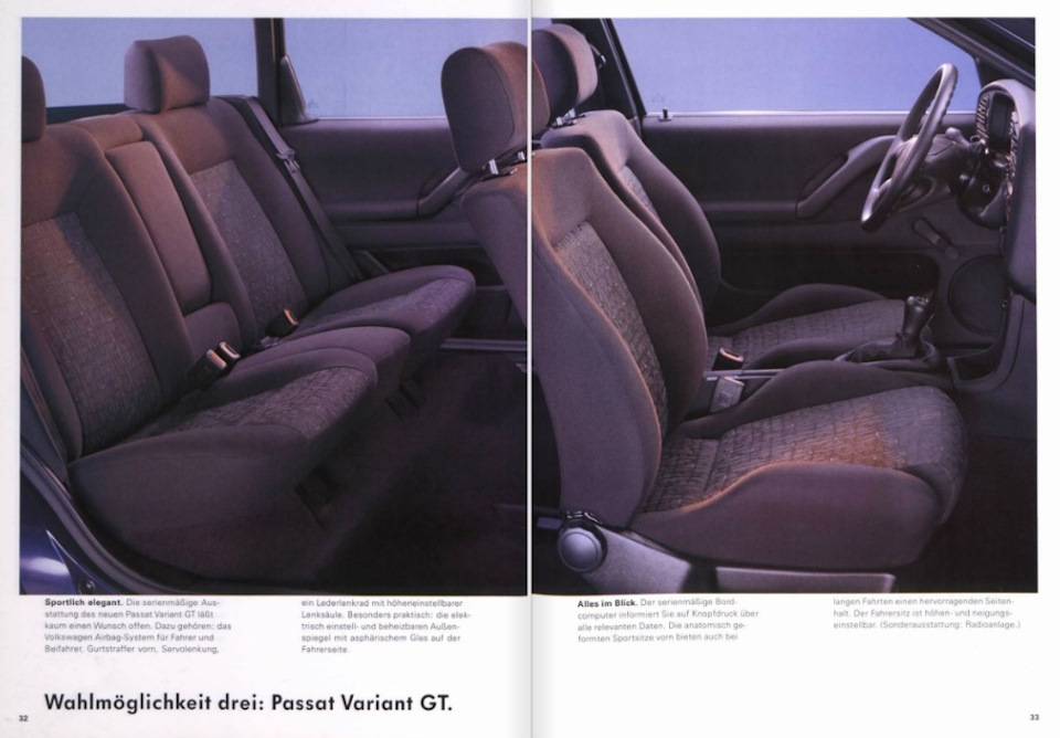 Photo from the logbook Volkswagen Passat Variant (B4)