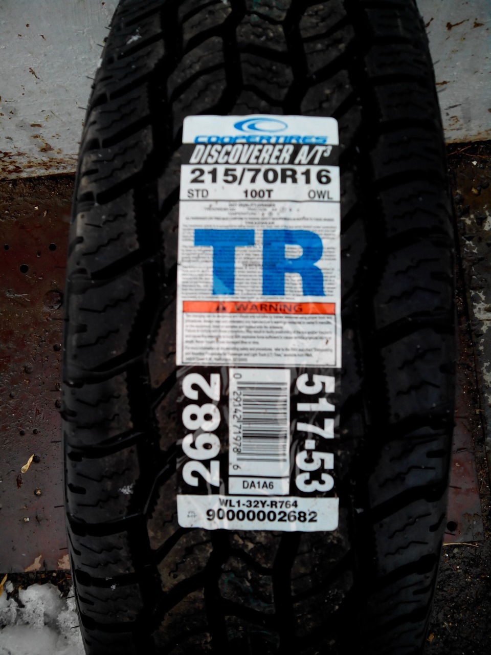 Cooper Discoverer A/T3 215/70 R16 — Subaru Forester (SG). Запчасти на фото: Cooper Discoverer A/T3 215/70R16