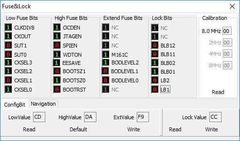 Progisp v1.72 Fuse&Lock — Skoda Octavia A5 Mk2. Запчасти на фото: BL801