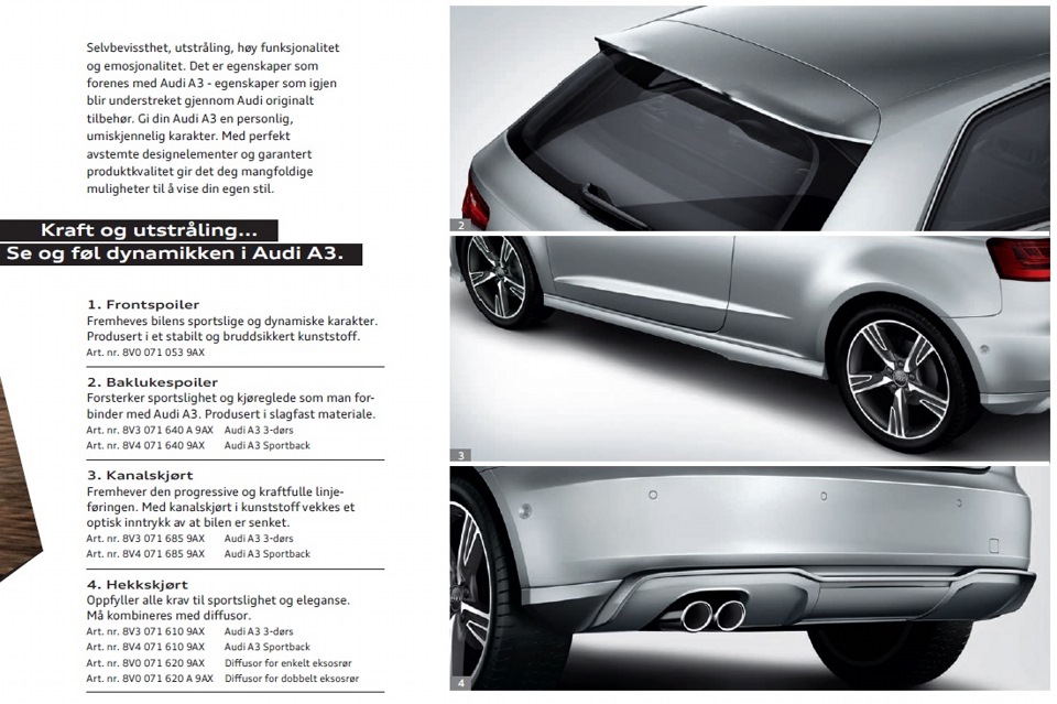 Фото в бортжурнале Audi A3 Sportback (8VA). Запчасти на фото: 8V0071053, 8V3071640A9AX, 8V30716859AX, 8V30716109AX, 8V40716109AX