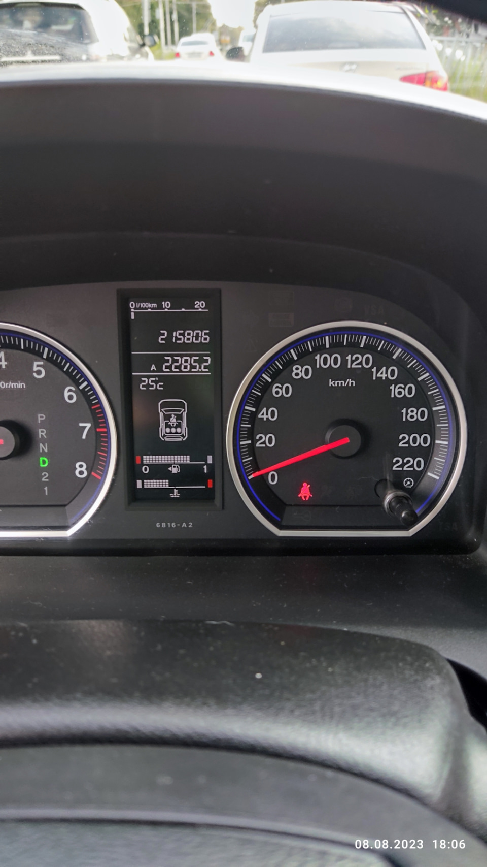 Пробег — Honda CR-V (RE)