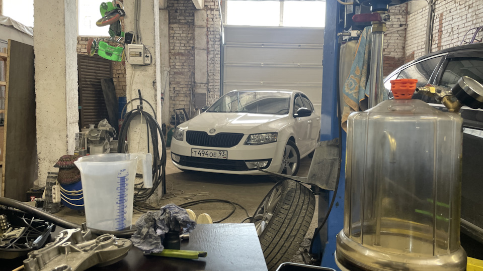 Skoda Octavia 1.2 на палкЕ