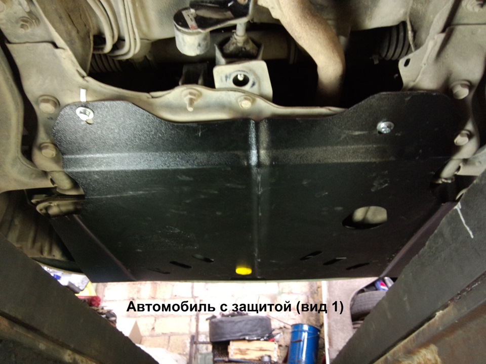 Закрепляем задние точки защиты — Toyota Corolla (110)