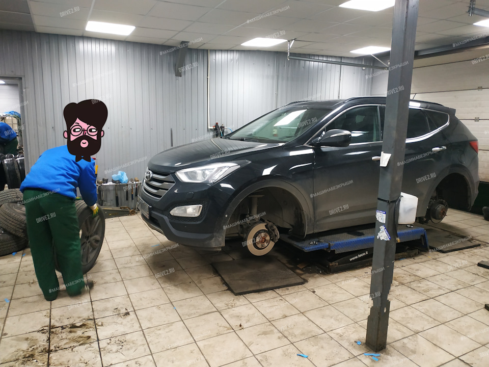 Фото в бортжурнале Hyundai Santa Fe (3G)