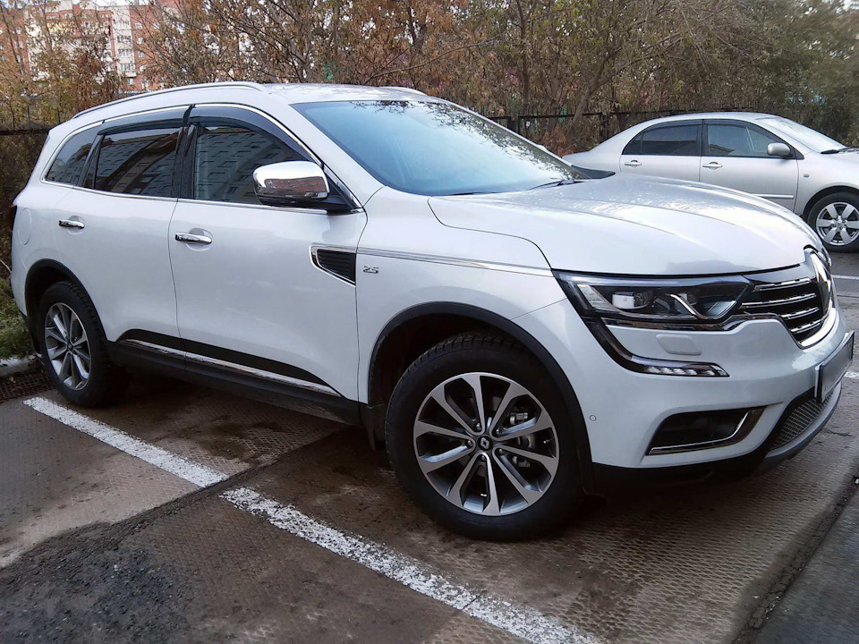 Мой жемчужный красавец в зимней «обуви» — Renault Koleos (2G)