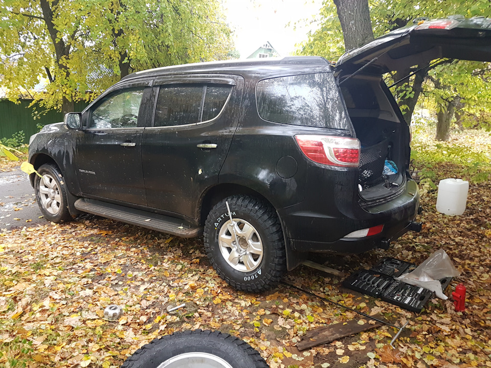 Разница со штатной — Chevrolet TrailBlazer (2G)