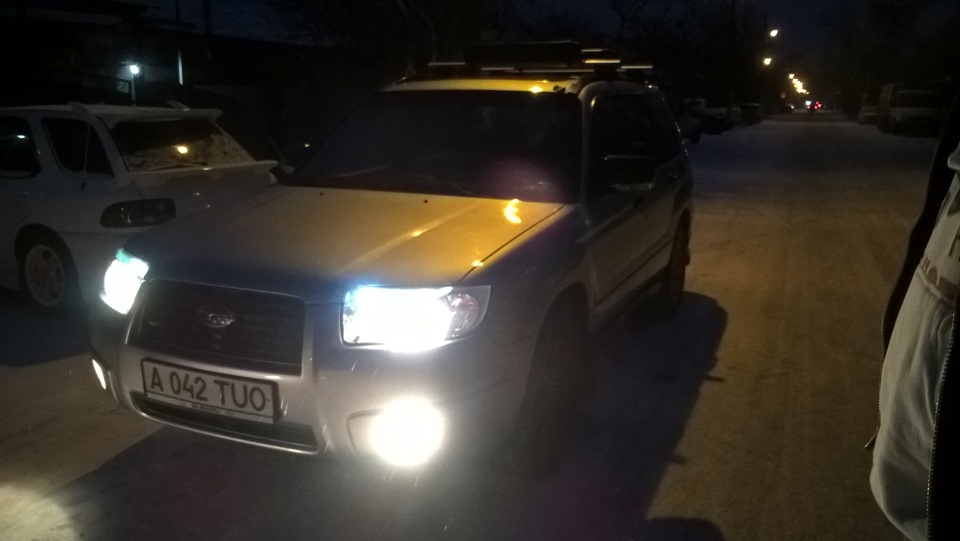 Забираю машину вечером, губа и решетка пока не готовы — Subaru Forester (SG)